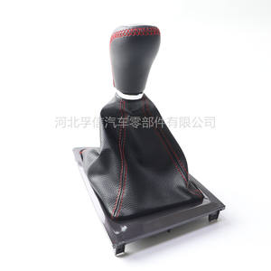 Pomo de palanca de cambios Chery Arrizo 5, diseño ergonómico de plástico Pu para coches con transmisión manual - Product Image 3