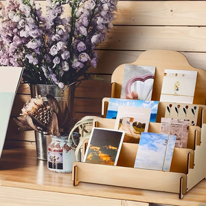 Espositore da banco personalizzato su più livelli per vendita al dettaglio di oggetti artigianali da esposizione da fiera del mercato degli agricoltori espositore <span class=keywords><strong>in</strong></span> <span class=keywords><strong>legno</strong></span> - Product Image 2
