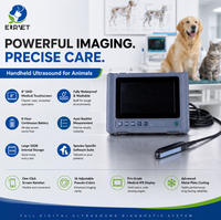 Échographe vétérinaire portable EURVET étanche avec écran tactile médical de 8 pouces et batterie de 8 heures pour usage agricole
