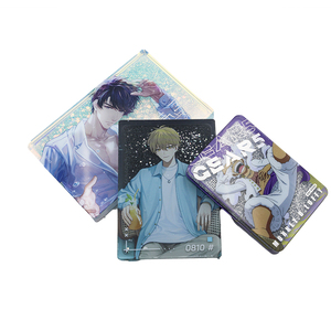 Customized Sizes Styles <b>Plastic</b> Card Collectible Set Cartoon Anime Acrylic Quicksand Plates for Fans - Product Image 1