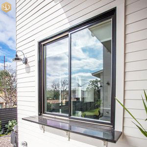 หน้าต่างบานเลื่อนกระจกอลูมิเนียมอัลลอยด์ขายดี พร้อมมุ้งกันยุง สำหรับ<span class=keywords><strong>บ้าน</strong></span>พักตากอากาศ ขายตรงจากโรงงาน - Product Image 5