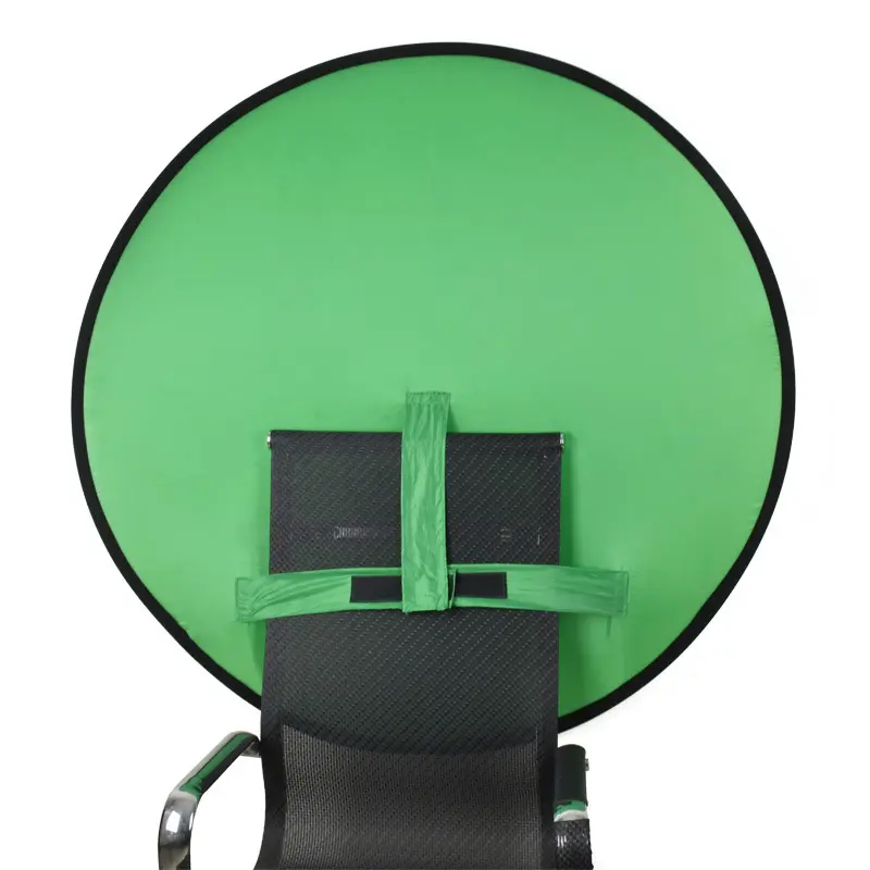 110cm Green Backdrop Photography Background Screen Live Streaming ID Photo Background Screen chair