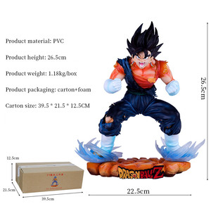 Offre Spéciale DBZ Vegeta Goku Super Saiya Statue 26.5CM PVC Modèle <span class=keywords><strong>Dragon</strong></span> Balls Anime Figurines Collection <span class=keywords><strong>Dragon</strong></span> Balls - Product Image 3