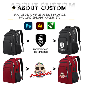 IDEA GIFT Mochila multifuncional para computadora portátil con carga USB Logotipo personalizado Mochila para hombres Mochilas deportivas casuales impermeables - Product Image 3