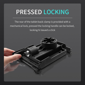 VINmounts Reinforced Nylon Lockable Industrial <b>Tablet</b> <b>Holder</b> for 9-10 Inch <b>Tablets</b> Fits Devices 11mm Thick Anti Theft Clamp - Product Image 5