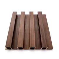 LongTai panneau mural composite en bois plastique revêtement wpc panneaux de bois imperméables nouveau design panneau mural intégré