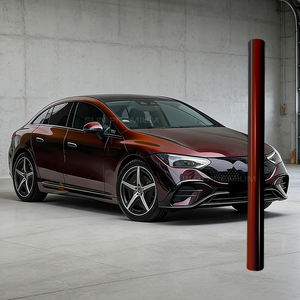 Film de protection de peinture de voiture en TPU PPF de couleur rouge magique contrôlée par la lumière, couleur mate noire, film de protection de peinture de voiture, <span class=keywords><strong>vinyle</strong></span> d'habillage de voiture - Product Image 1