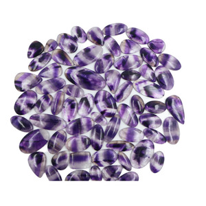Cabujón de amatista pulida fabricado en India, piedra suelta para la fabricación de joyas y diseñadores, disponible al mejor precio. - Product Image 1