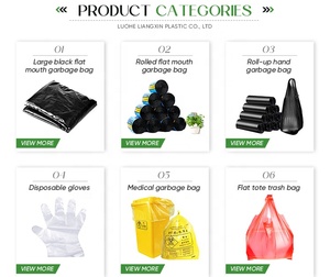 Sacs poubelles industriels écologiques de 50 gallons en matériaux recyclés pour supermarchés et expositions - Product Image 6