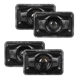 Loyo Newest 4X6"Truck Headlights LED Replacement For Sealed Beam 4x6 Inch Led Square Headlight For Truck Chevrolet Ford Kenworth