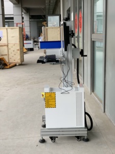 Máy Đánh Dấu Laser Sợi Bay Trực Tuyến Số Serial Màn Hình Cảm Ứng Động Tốc Độ Cao Dùng Cho Ống Nhựa PVC Và Cáp PE - Product Image 5