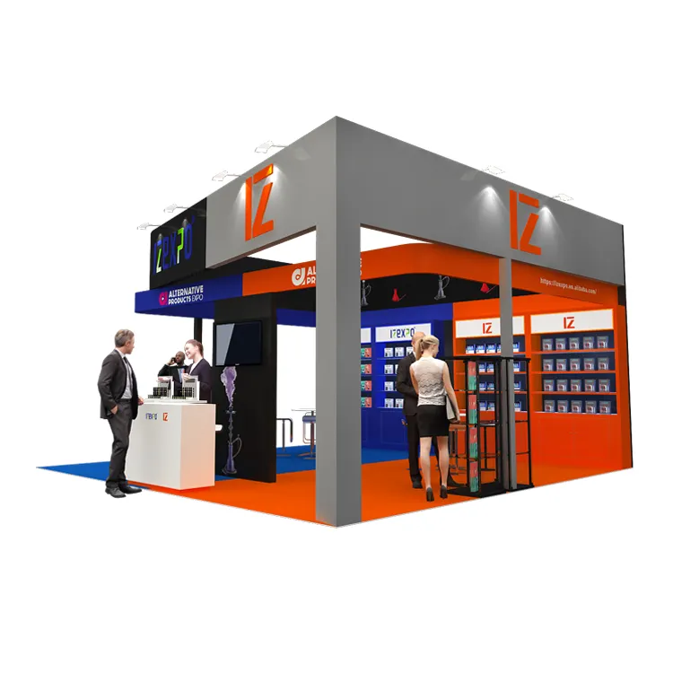 Promotion Gift Booth For Exhibition New Design TradeShow Stand Display Hot Sale Wooden Modular Exhibition Booth Easy Setup Booth