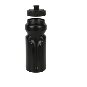 Botella de agua deportiva sin BPA, botella de plástico a prueba de fugas, 600 ml, ligera para ciclismo, senderismo, gimnasio - Product Image 1