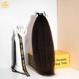 Precio a granel Peluca de cabello humano recto rizado Paquetes crudos Pelucas sin pegamento virgen 613 Camboyano con cierre Perfecto para bodas - Product Image 3