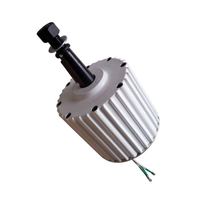 바람 발전기 수력 전기 발전기를 위한 1KW/500RPM/24V/48V 3 단계 무브러시 영구 자석 발전기