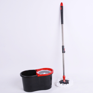Mopa telescópica plana de acero 360 con cubo cuadrado y repuesto de mopa redonda. Sin <span class=keywords><strong>reseñas</strong></span> aún. - Product Image 1