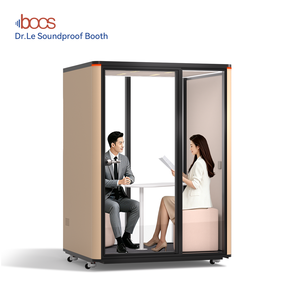 Cabina Acústica Moderna para Reuniones de <span class=keywords><strong>Dos</strong></span> Personas, Directo de Fábrica, con Certificación ISO, Insonorizada, para Oficina, Hotel, Centro Comercial, Videoconferencias - Product Image 1