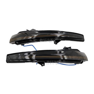 Mercedes-Benz Rearview <b>Mirror</b> Sequential Turn Signal Transparent Smoked Black <b>Shell</b> ABS New Replacement Part - Product Image 2