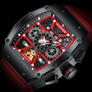 Orologi da Uomo GUANQIN Marchio di Lusso Orologio Automatico con Design Tourbillon Impermeabile Orologio da Polso Meccanico Relogio Masculino - Product Image 3