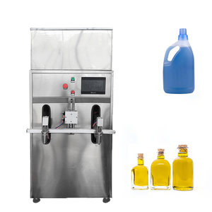 Petite machine de remplissage bon marché et bon marché Machines de remplissage de liquide chinois Machine de remplissage de liquide à pompe à double vis - Product Image 1