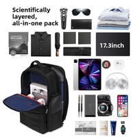 Sac à dos professionnel multifonctionnel pour homme, grande capacité, imperméable, avec port USB, pour ordinateur portable, idéal pour l'hiver, exportation UE et États-Unis, en stock