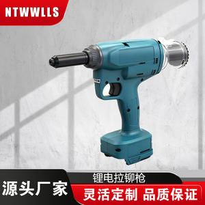 ปืนยิงรีเวทลิเธียมไอออนแบบชาร์จไฟได้ รุ่นใหม่ ข้ามพรมแดน 21V ปืนยิงรีเวทไฟฟ้าอัตโนมัติ พร้อมระบบรีไซเคิลรีเวท - Product Image 4