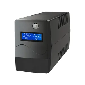 850va/480w Small Plastic LED LCD Line Interactive UPS Long Run Model 140-300Vac Interactive UPS For fans