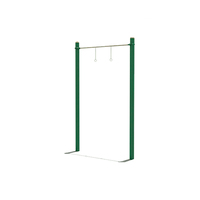 Equipo de ejercicio al aire libre resistente con marco verde duradero para Fitness en el patio de recreo y estilos de vida activos y saludables