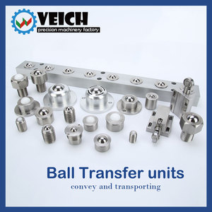 Vcn315 mặt bích gắn phổ bóng chuyển đơn vị mang Con lăn băng tải bánh xe với khóa hạt Carton Đóng Gói - Product Image 4