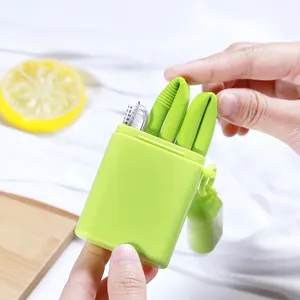 Collapsible Keychain Boba Straw Reusable Silicone Bamboo Straw With Pouches Wholesale