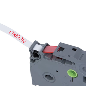 Orison-Cinta adhesiva laminada estándar de 9mm, 9mm, roja sobre blanca, compatible con TZe222, para impresora Brother <span class=keywords><strong>P</strong></span> <span class=keywords><strong>Touch</strong></span> - Product Image 3