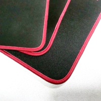 Grand tapis de souris Extra épais, motif de tissage rapide, très épais, pour bureau, contrôle au bord cousu, résistant à l'eau