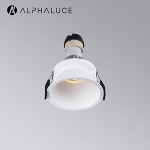 Marco Redondo para Lámpara de Techo ALPHALUCE, Carcasa para Downlight GU10/MR16, Accesorios GU10 - Product Image 4
