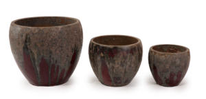 Pot de fleurs en céramique émaillée moderne de qualité supérieure avec trous de drainage - Jardinière écologique respirante à haute porosité pour une utilisation en intérieur/extérieur - Product Image 2