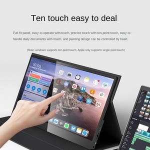 <span class=keywords><strong>Monitor</strong></span> <span class=keywords><strong>Portatile</strong></span> Touchscreen 4K da 13,3 Pollici Serie Business Verde, Schermo di Espansione per PS5 e Smartphone, <span class=keywords><strong>Monitor</strong></span> Esterno per Switch - Product Image 2