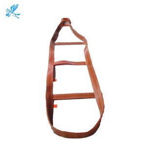 15T 무한 플랫 500kg CE 인증 폴리에스터 리프팅 호이스트 웨빙 슬링 5:1-8:1 안전 계수 25-300mm 폭 TIANMA 브랜드 for - Product Image 5