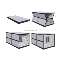 Dernière maison conteneur préfabriquée pliable et portable de 10 pieds pour bureau à domicile, chambre, appartement, salon, usage extérieur (moderne)