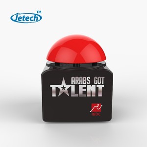 Buzzer électronique pour <span class=keywords><strong>quiz</strong></span>, lumière rouge et son fort, bouton de jeu portable alimenté par piles pour compétition - Product Image 3