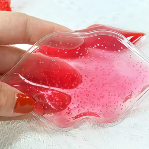 2026 Compresse de gel réutilisable en forme de lèvres, chaud/froid, personnalisée, pour les lèvres |   Compresse rafraîchissante pour soulager la douleur et les gonflements après une chirurgie des lèvres, soin de beauté - Product Image 6
