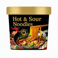 Nouilles de vermicelles épicées et piquantes, bouillon épicé, cacahuètes, tofu, vente en gros, fabricant, fournisseur OEM, export