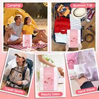 Serviette Compressée 100 PCS Mini Comprimés Jetables Portables pour le Visage en Coton Écologique pour le Voyage
