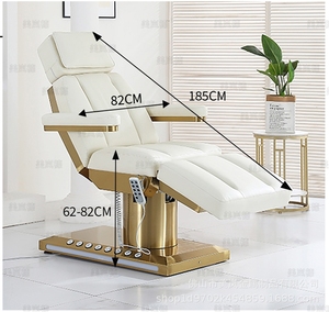 Lit <span class=keywords><strong>de</strong></span> soin électrique <span class=keywords><strong>chauffant</strong></span> en cuir PVC <span class=keywords><strong>de</strong></span> luxe, incurvé, pliable et repliable, pour spa, <span class=keywords><strong>massage</strong></span> et soins des cils, avec <span class=keywords><strong>surmatelas</strong></span> - Product Image 5