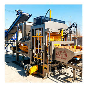 Machine automatique de fabrication de blocs autobloquants HF avec béton et sable, pression hydraulique, fonctionnement facile - Product Image 3