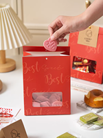 Sacs en carton blanc de luxe personnalisés avec logo imprimé, écologiques, recyclables, impression offset, avec fenêtre pour biscuits