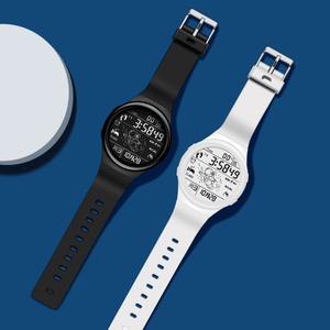 Nouvelle montre au design d'astronaute, unisexe pour hommes et femmes, sport, deux couleurs, bracelet en plastique rectangulaire, SHUAIKE 1031 - Product Image 2