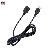 Hochwertiges Anpassbares USB-A-Stecker auf USB-A-Buchse Stromkabel DC-Verlängerungskabel für Tastatur, Maus und USB-Stick