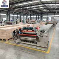 Mesin Pengupas Veneer Kayu & Pengupas Kulit Kayu Otomatis Berdaya Tinggi 47kW Garansi 2 Tahun