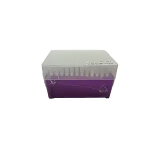 Cabezal de succión 200ul con elemento de filtro, caja estéril, RNase/DNase, sin pirógeno, puntas de pipeta de filtro transparente