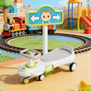Voiture à bascule électrique en plastique de haute qualité pour tout-petits, à quatre roues, jouet d'équilibre pour enfants, trotteur pour bébés - Product Image 1