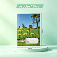 Offre Spéciale Fournitures Scolaires : Ensemble Cadeau Cahier Personnalisable 100 Pages, Design de Couverture Personnalisé, Cahier d'Exercices à Lignes Simples pour Étudiant